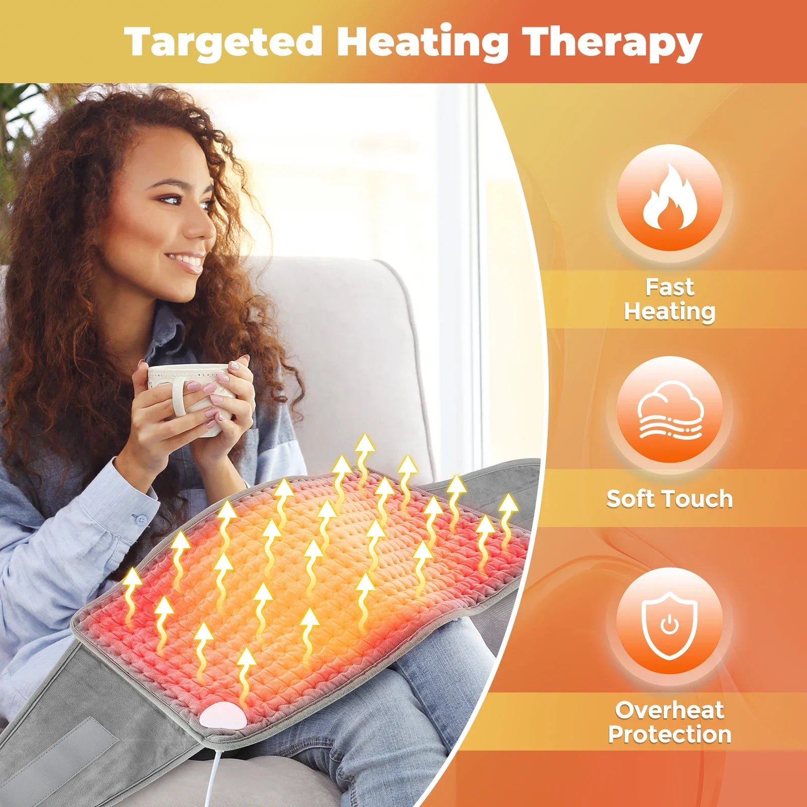 Opvarmet rygbælte i minimalistisk design